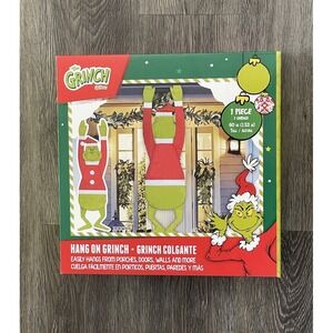 The Grinch Hang On 5ft Tall Indoor Outdoor Christmas Decoration Dr. Seuss‎ NEW